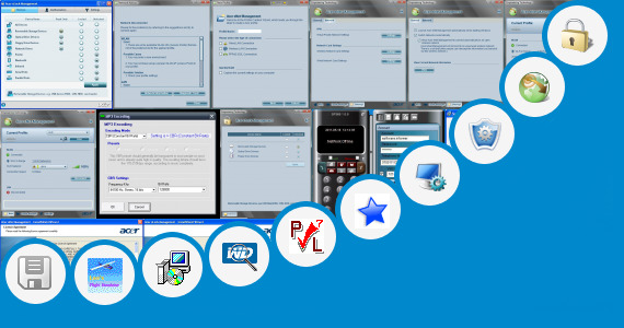 Software collection for Installing Acer Ring