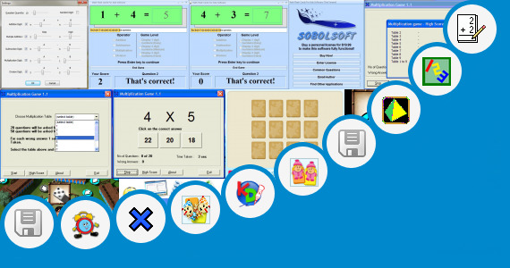 Software collection for Math Trek 123 Game For Kids