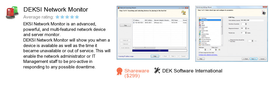 DEKSI Network Monitor