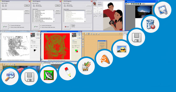 Software collection for Artists Outline Human