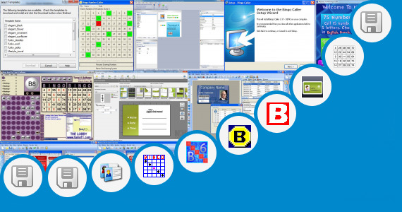 Software collection for Number Bingo Card Creator