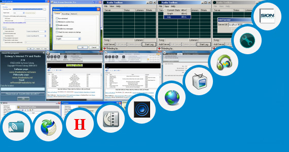 Software collection for Java Radio Streaming