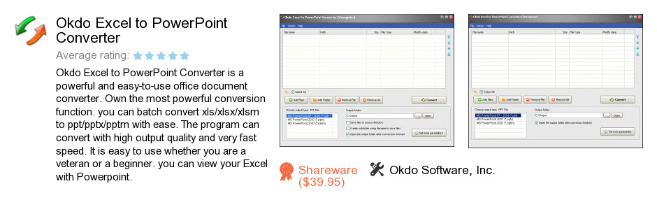 Okdo Excel to PowerPoint Converter