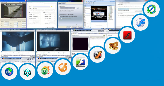 Flash Movie Conversion - Flash Media Player and 89 more