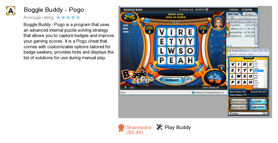 Boggle Buddy - Pogo