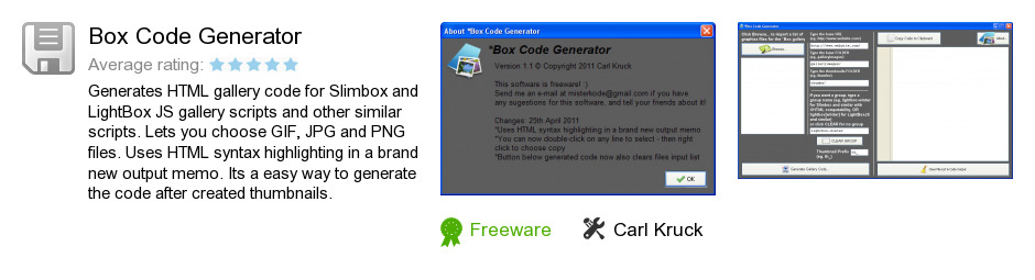 Box Code Generator