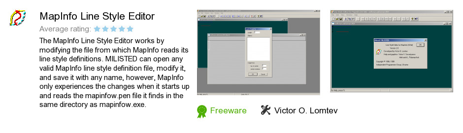 MapInfo Line Style Editor