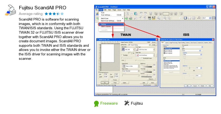 Fujitsu scandall pro windows 7