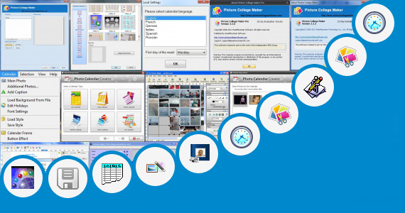 Software collection for Desk Photo Calendar Maker