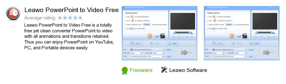 Leawo PowerPoint to Video Free
