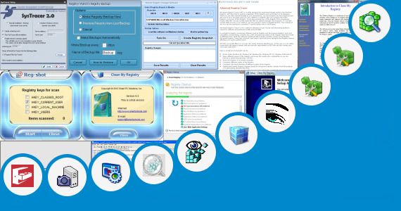 Software collection for Windows 7 Registry Snapshot