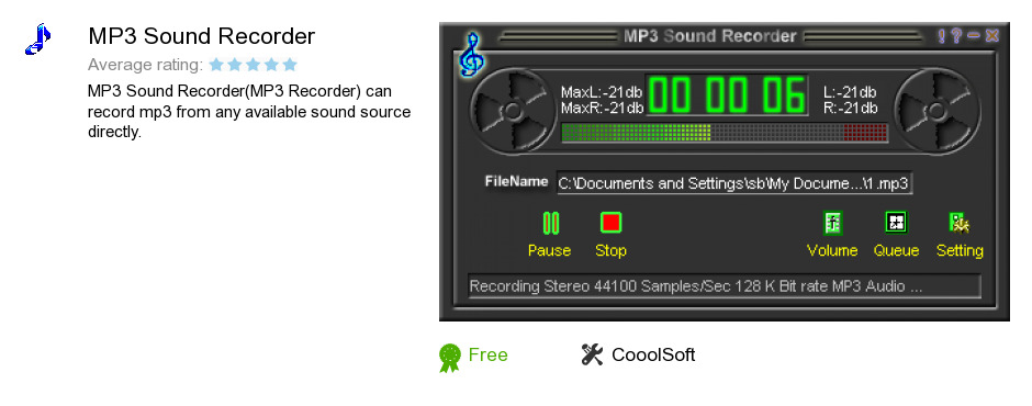 MP3 Sound Recorder