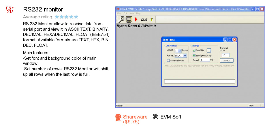 RS232 monitor