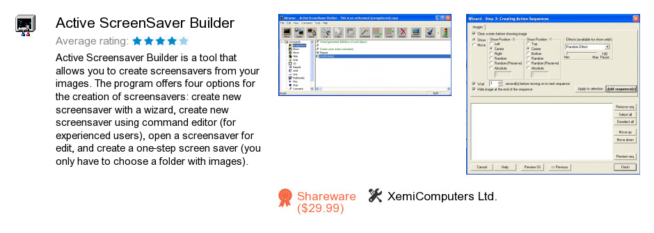 Active ScreenSaver Builder