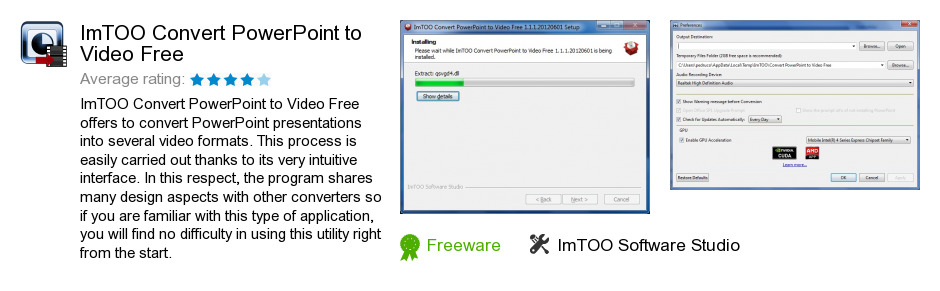 ImTOO Convert PowerPoint to Video Free