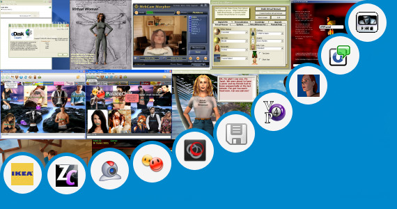 Software collection for Virtual Reality Chat Rooms