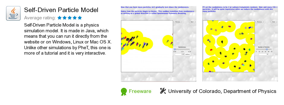Self-Driven Particle Model