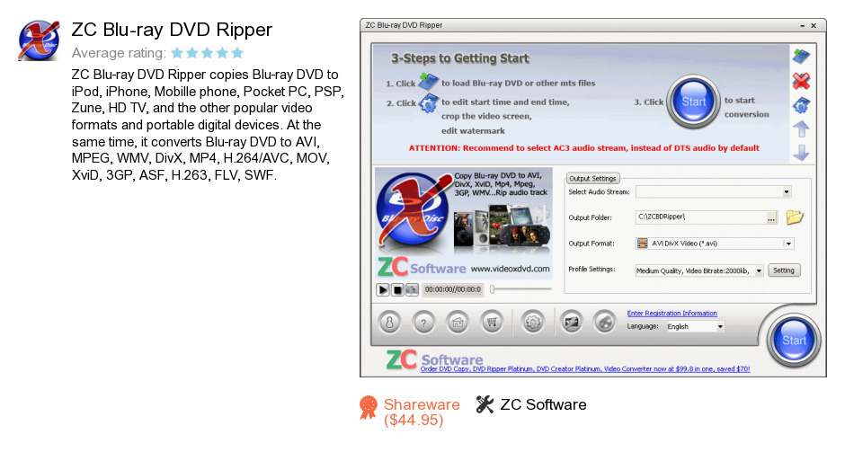 ZC Blu-ray DVD Ripper