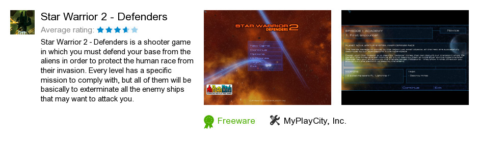Star Warrior 2 - Defenders