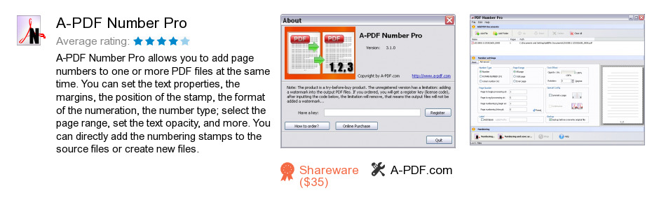 A-PDF Number Pro