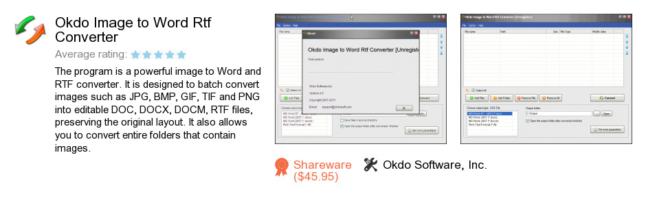 Okdo Image to Word Rtf Converter