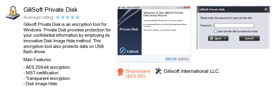 GiliSoft Private Disk