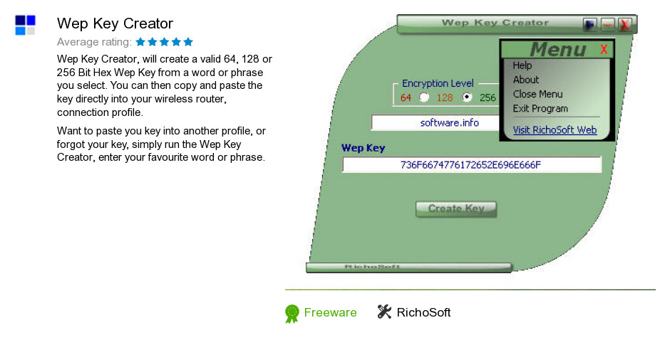 Wep Key Creator