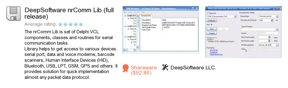 DeepSoftware nrComm Lib (full release)