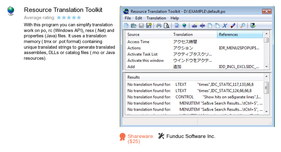 Resource Translation Toolkit