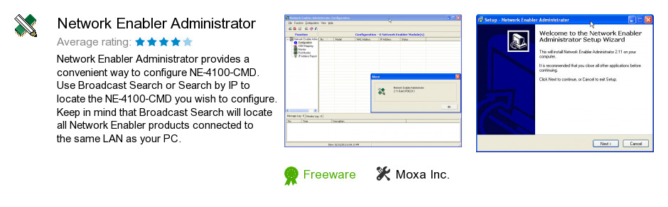 Network Enabler Administrator