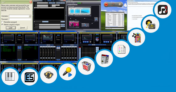 Software collection for Virtual Mpc Style Music Production