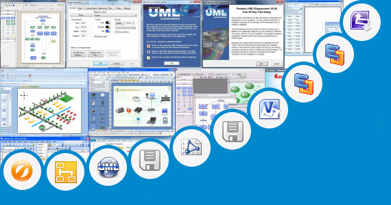 Software collection for Sequence Diagram Visio