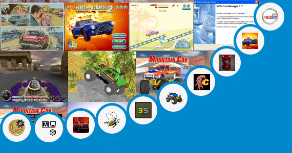 Software collection for 190 Kb Car Games