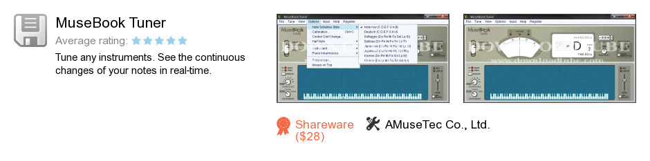 MuseBook Tuner