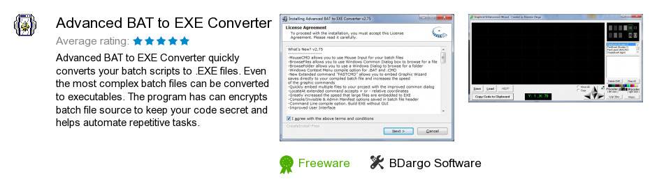 Advanced BAT to EXE Converter