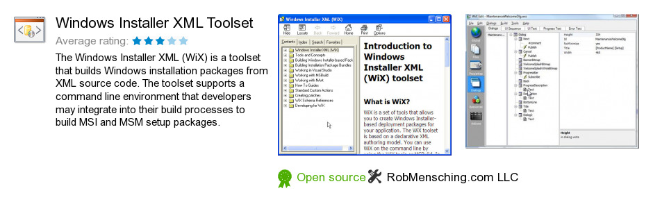 Windows Installer XML Toolset