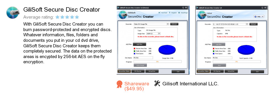 GiliSoft Secure Disc Creator