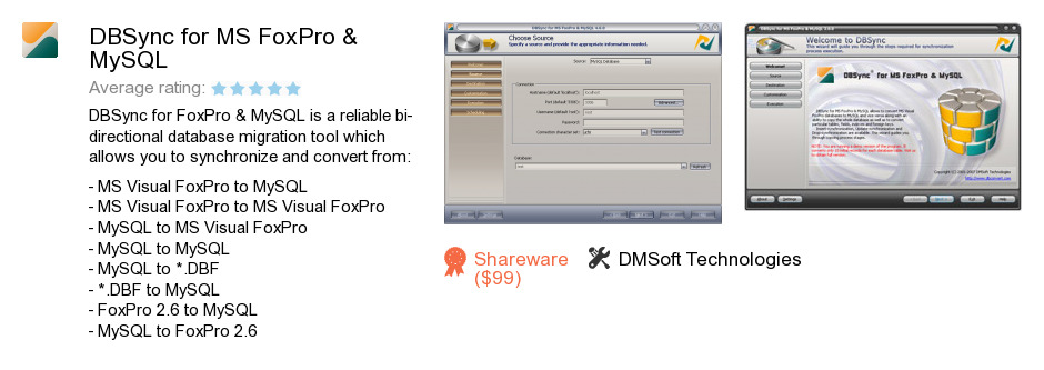 DBSync for MS FoxPro & MySQL