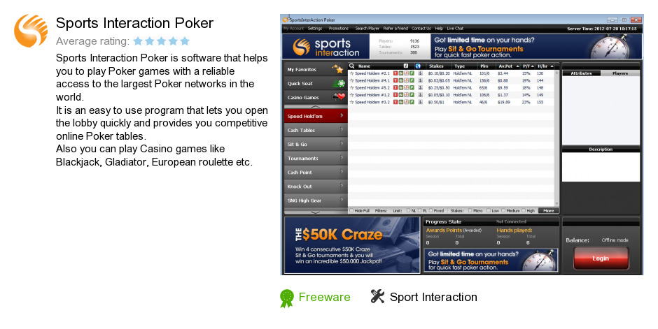 Sports Interaction Poker