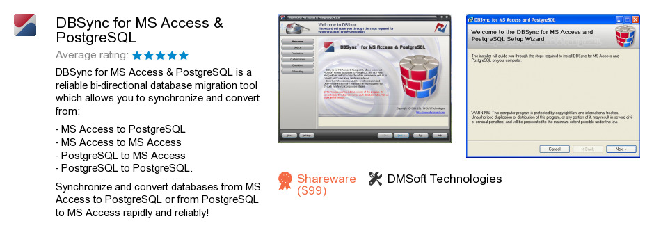 DBSync for MS Access & PostgreSQL