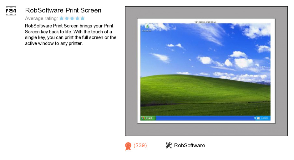 RobSoftware Print Screen