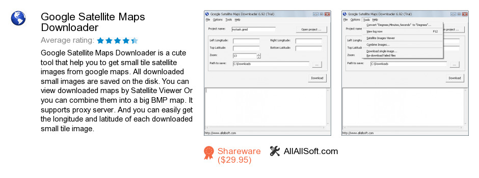 Google Satellite Maps Downloader