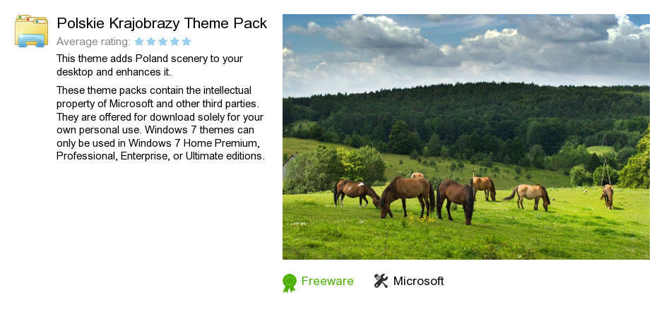 Polskie Krajobrazy Theme Pack