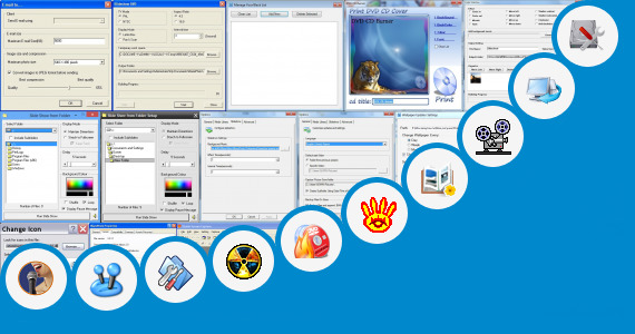 Software collection for Drives Background Image