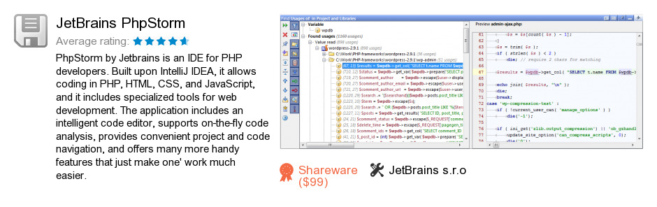 JetBrains PhpStorm