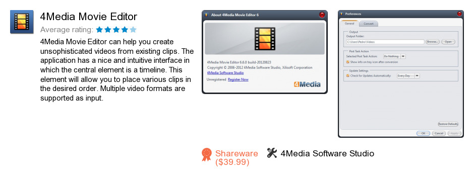 4Media Movie Editor