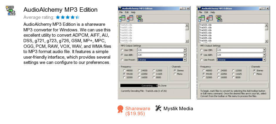 AudioAlchemy MP3 Edition