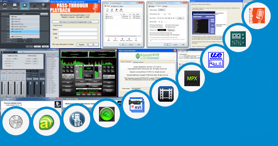 Software collection for Realtime Mic Playback Software