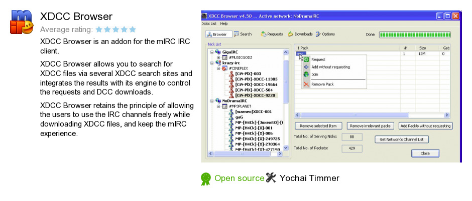 XDCC Browser
