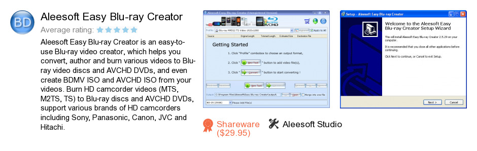Aleesoft Easy Blu-ray Creator